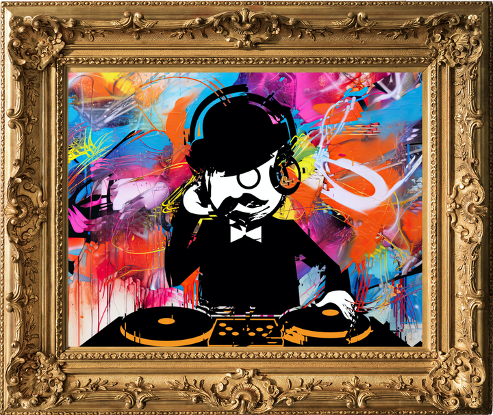 MR DJ STREET ART - LTD EDITION OF 5