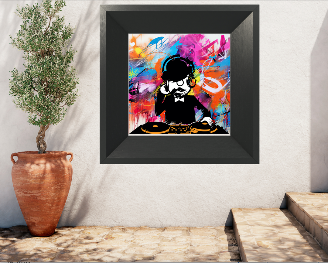 MR DJ STREET ART - LTD EDITION OF 5