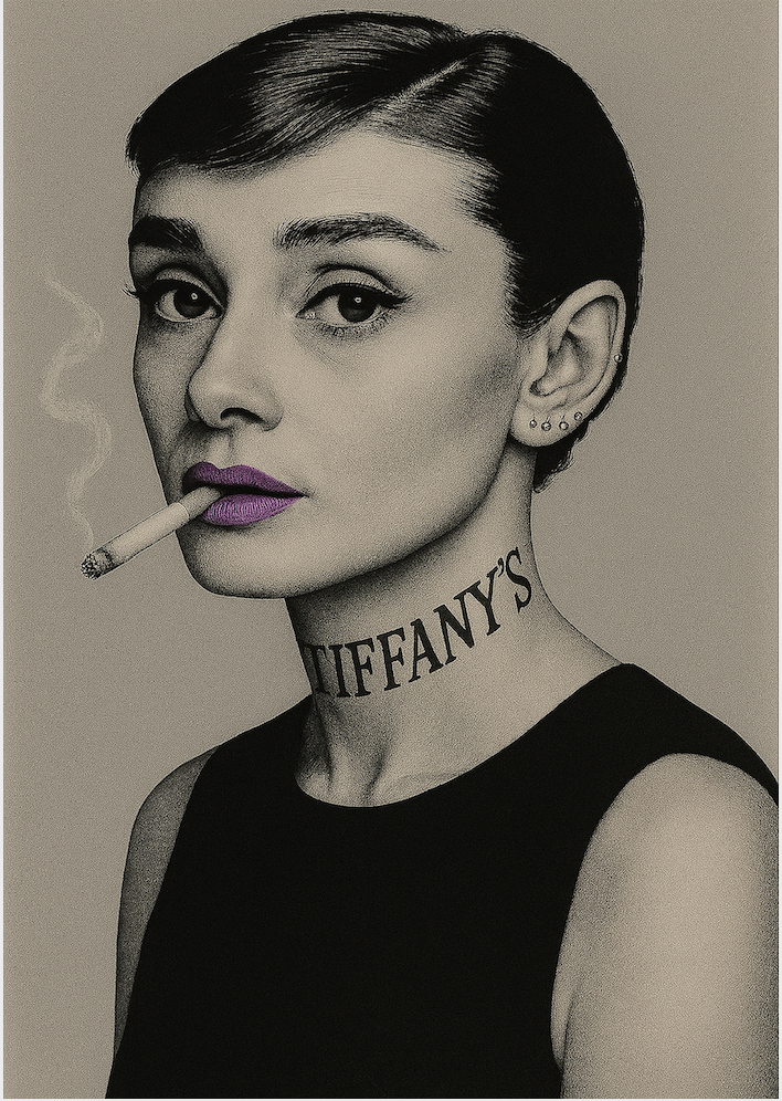 TIFFANYS - LTD ED OF 5 - Audrey Hepburn Outdoor Pop Art