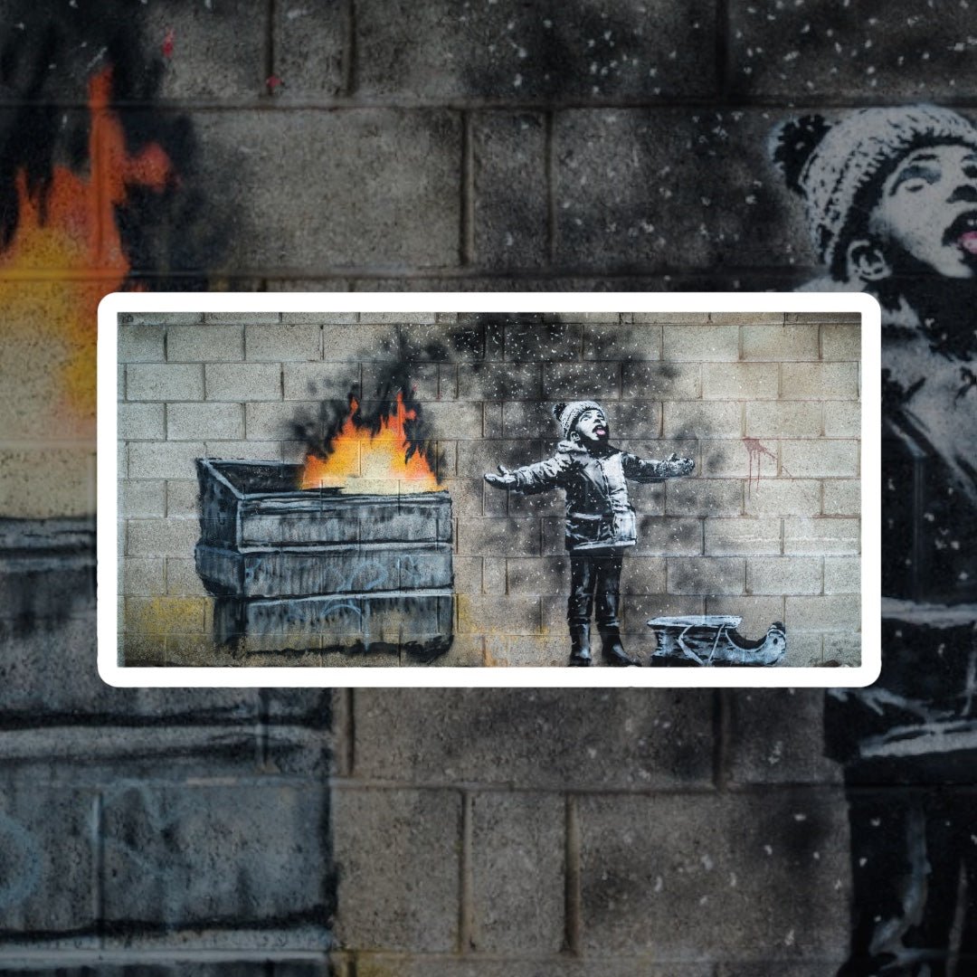 Extra Large - Original Limited Edition Reproduction Of Banksy "Seasons Greetings" - AVAILABLE NUMBERS BELOW - YARDART UK