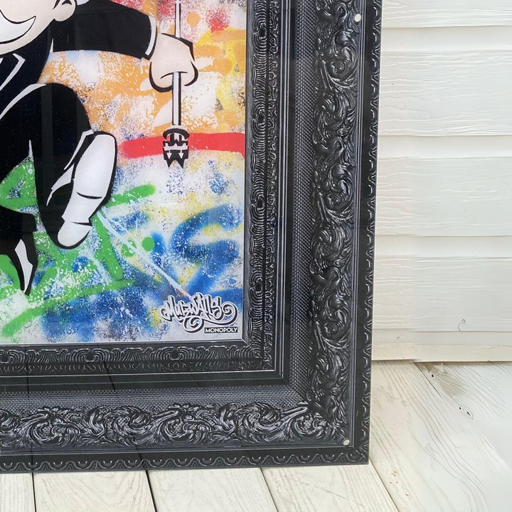 Limited Edition Mr Monopoly Outdoor Artwork 1/10 Editions Available - YARDART UK