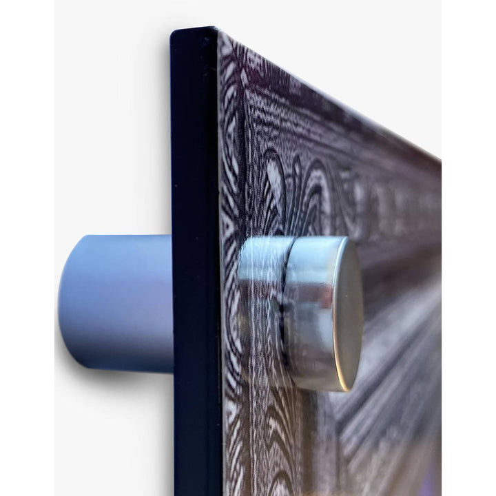 Dark Slate Gray Misty morn by Julie Woods ABSTRACT YARDART UK