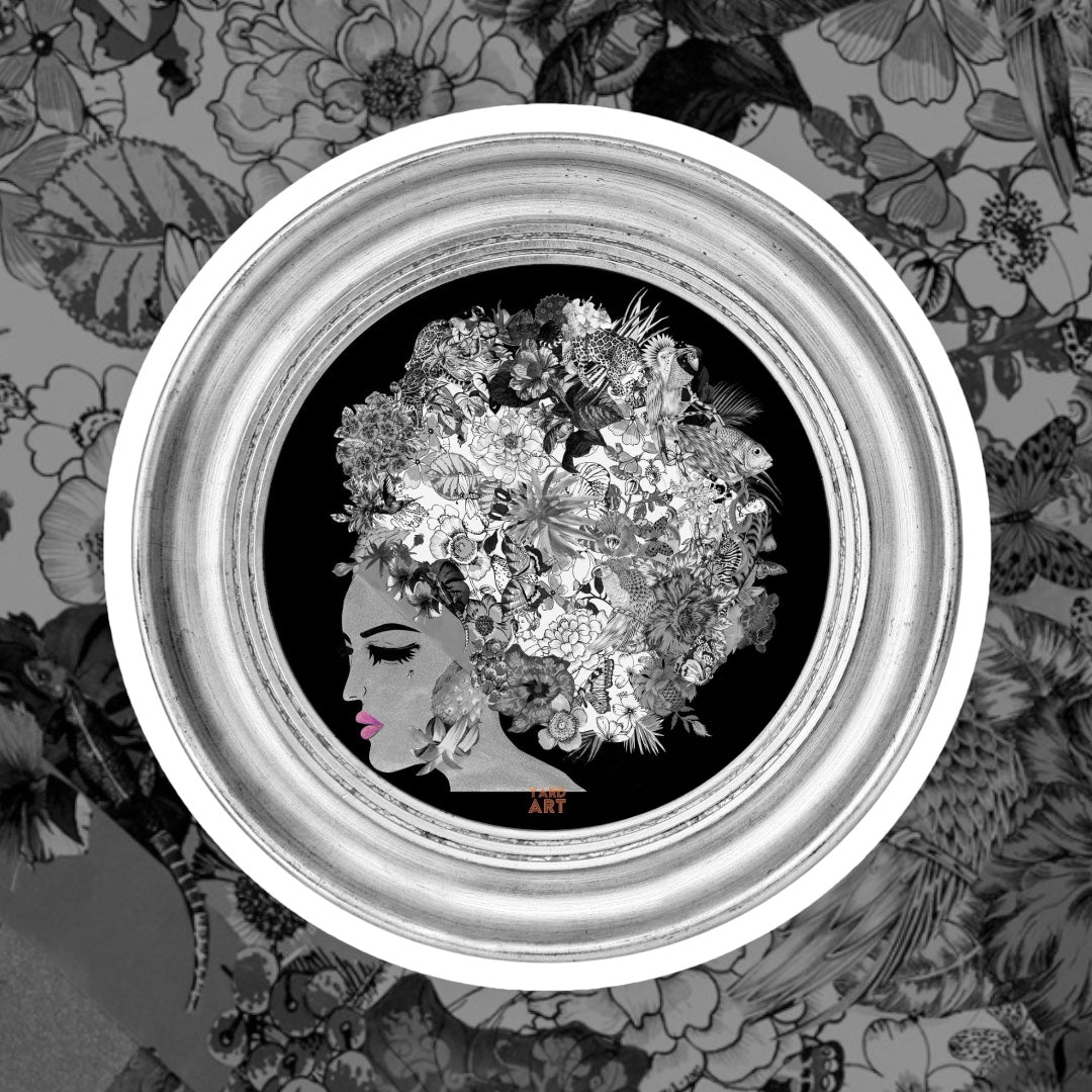 Plaque Rosa by artist Charlotte Clemence - YARDART UK