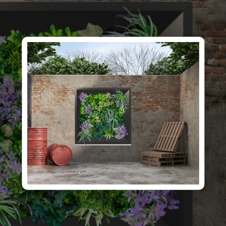 The Oasis - Purple Splash - YARDART UK