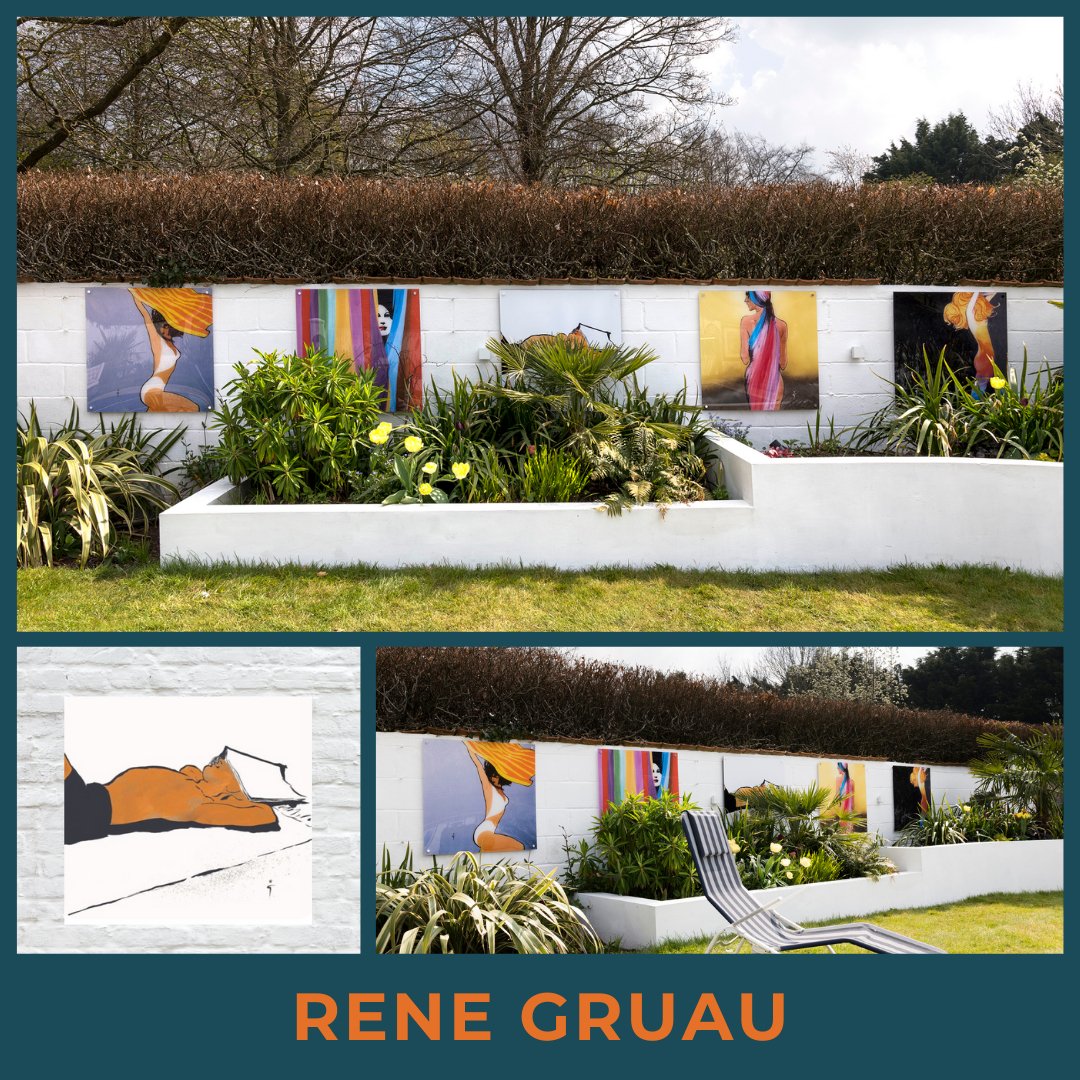 Launching Rene Gruau Runway Outdoor Art Collection - YARDART UK