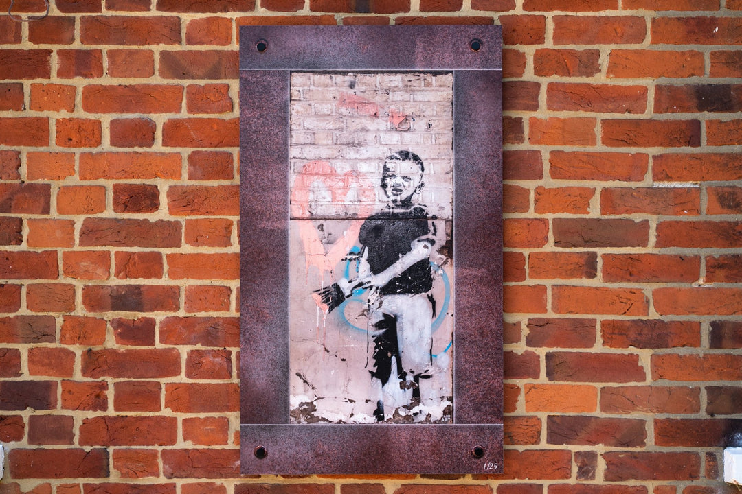 Original Limited Edition Reproduction Of Banksy "HeartBoy" - YARDART UK