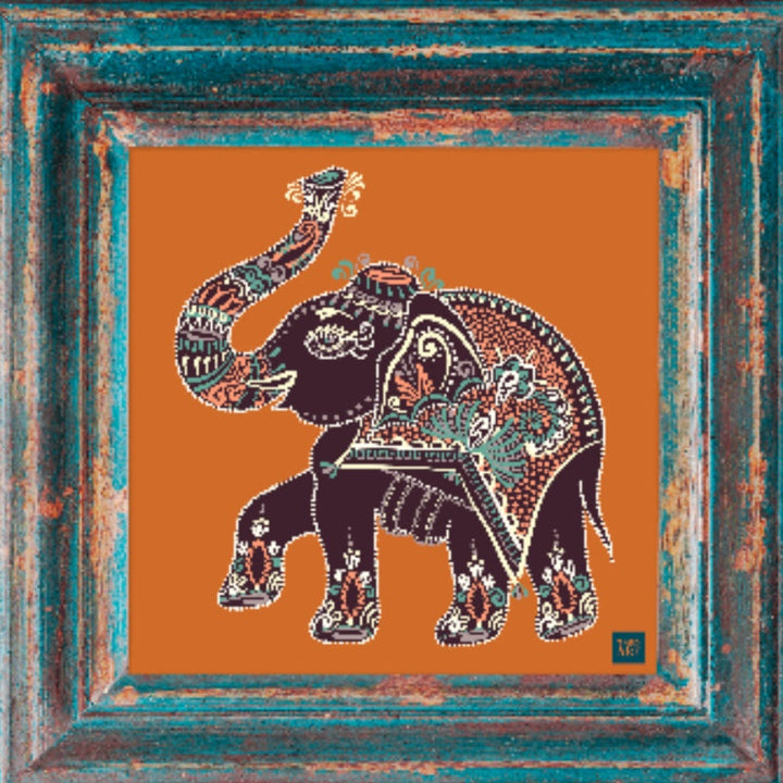 Elephant art boho bee