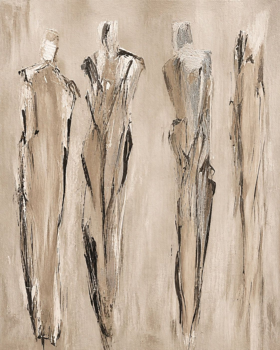 FOUR FIGURES IN MOTION