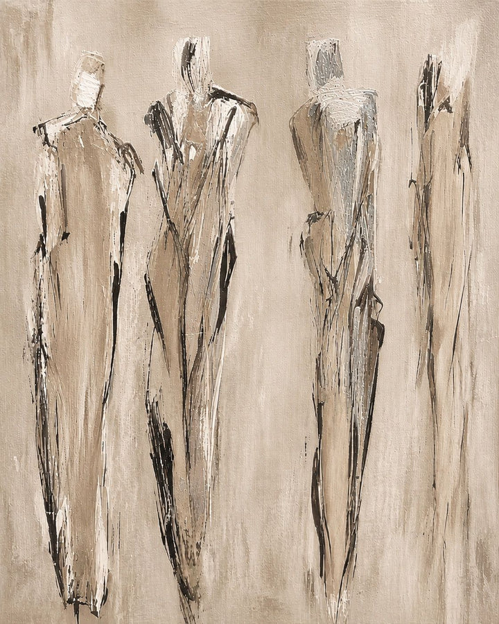 FOUR FIGURES IN MOTION