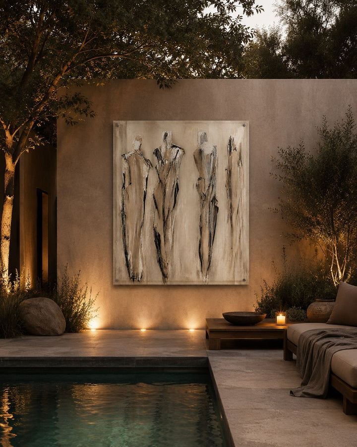 FOUR FIGURES IN MOTION