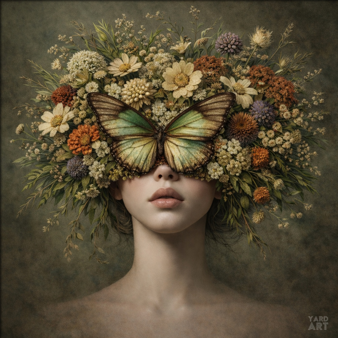 BUTTERFLY EARTHY FLOWER LADIES