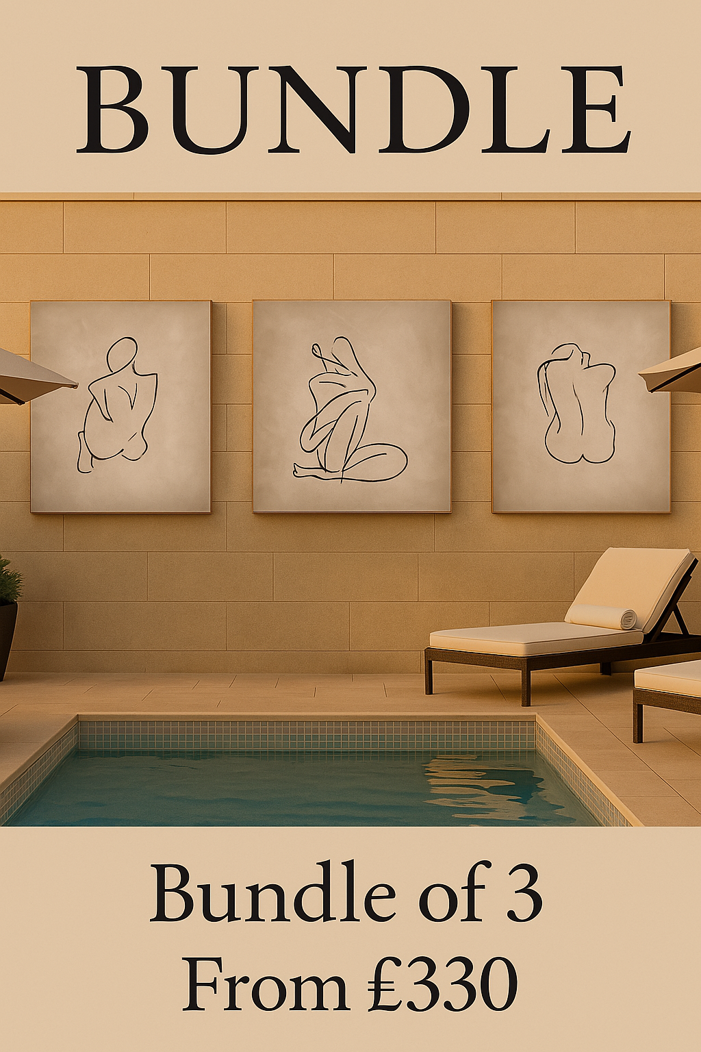 BUNDLE LINEAR LADIES SERIES - SET OF THREE