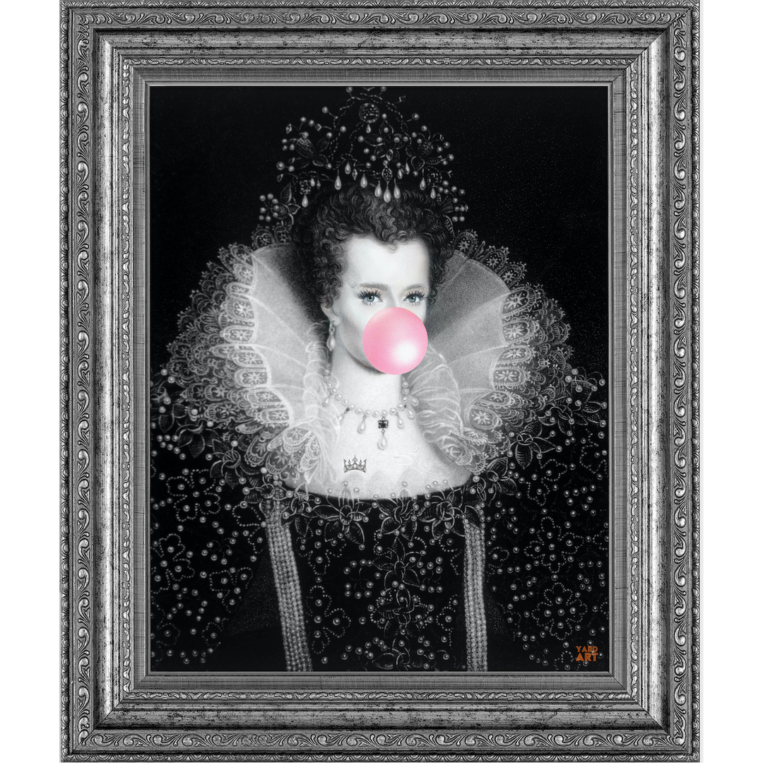 Dark Slate Gray Modernised Queenie Elizabeth.... YARDART UK