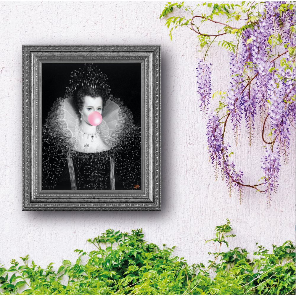 Light Gray Modernised Queenie Elizabeth.... YARDART UK