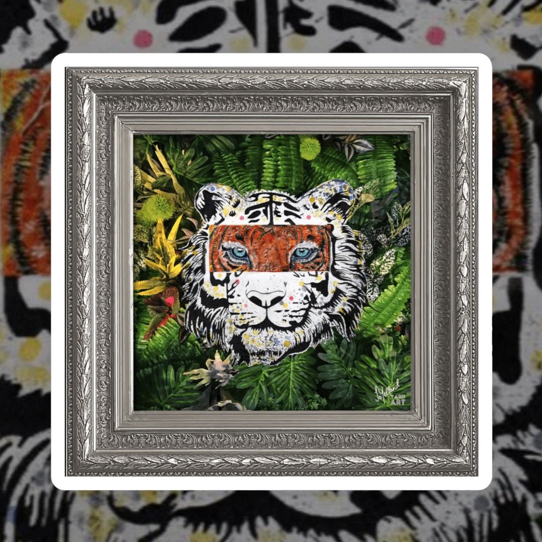 Eye of the Tiger by artist Jess Yelland - YARDART UK