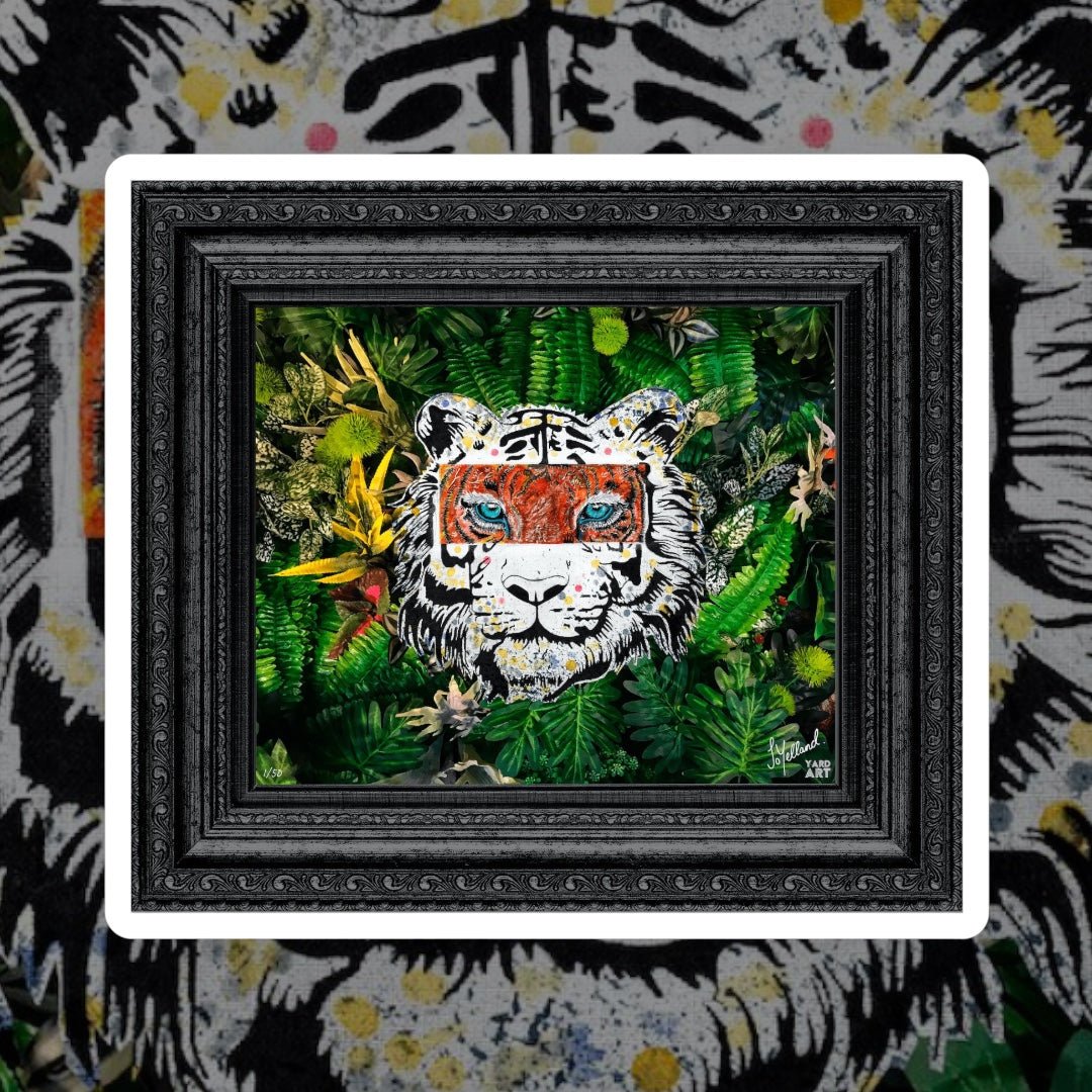 Eye of the Tiger by artist Jess Yelland - YARDART UK