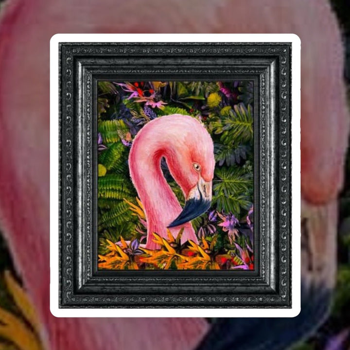Flora the flamingo - YARDART UK