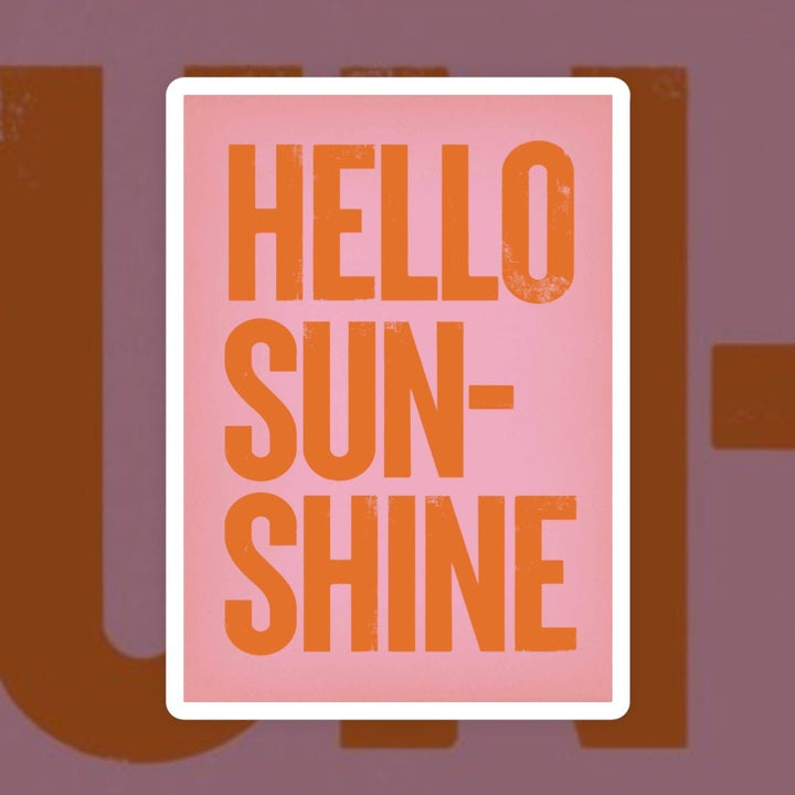 HELLO SUNSHINE - YARDART UK