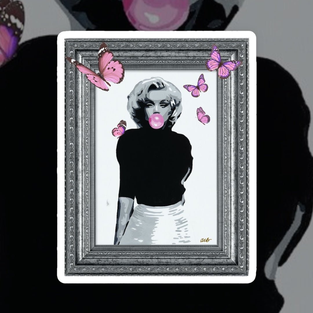 Marilyn Monroe ROBYN SASHA ‘BUTTERFLY’ EDITION by Alice Birch LTD Edition of 25 - YARDART UK