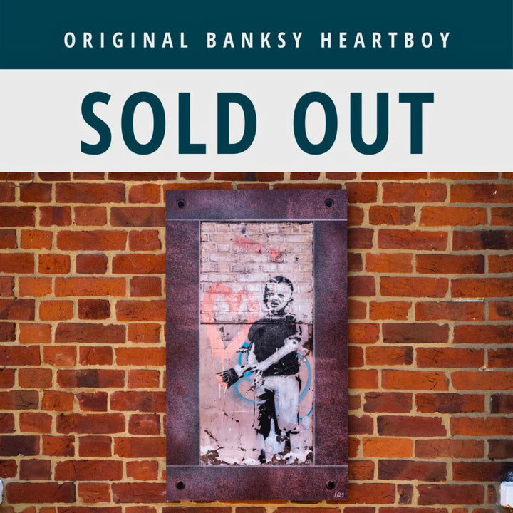 Original Limited Edition Reproduction Of Banksy "HeartBoy" **FINAL EDITIONS** - YARDART UK
