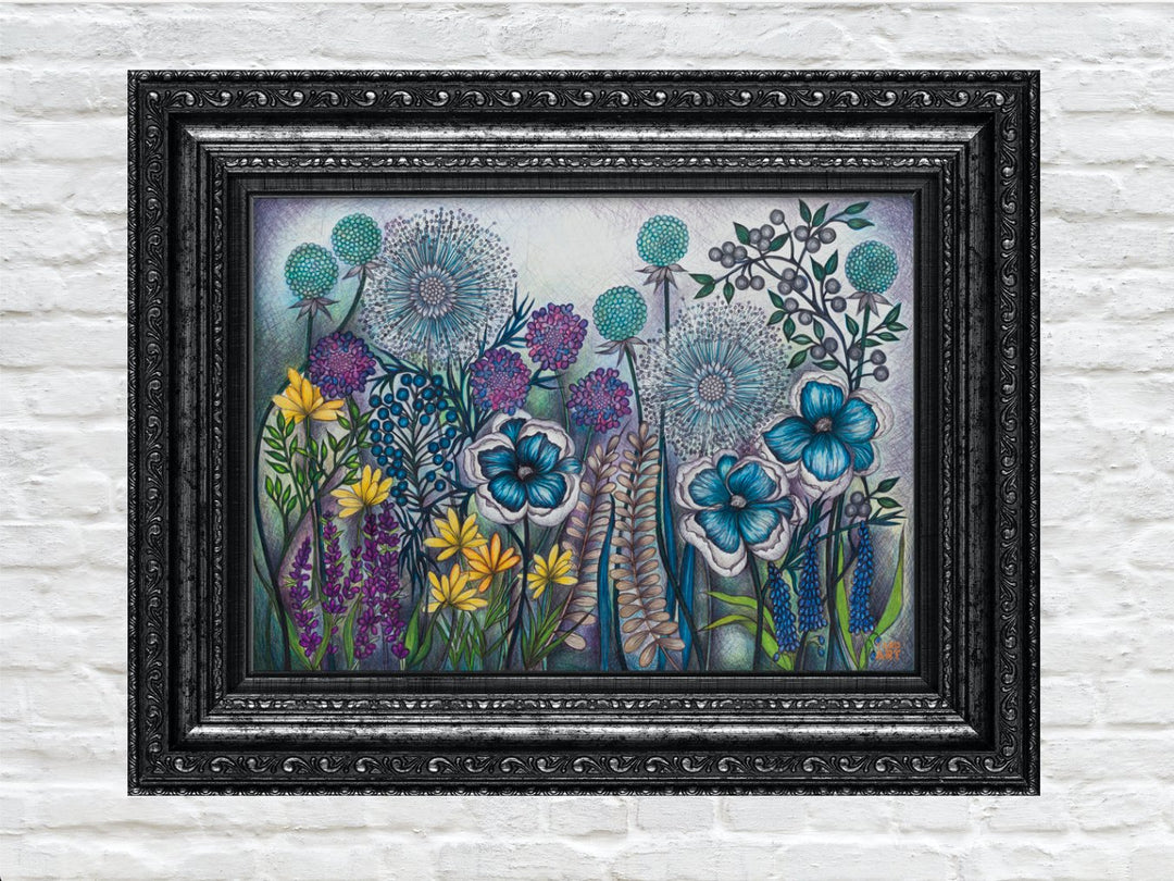 Light Gray Secret Garden Series II by Helen Lynch YARDART UK