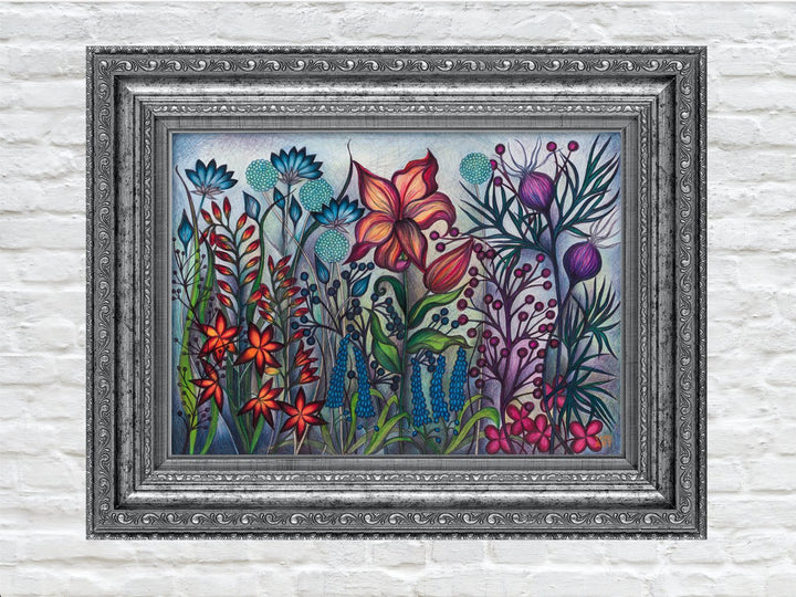 Light Gray Secret Garden Series IIII by Helen Lynch YARDART UK